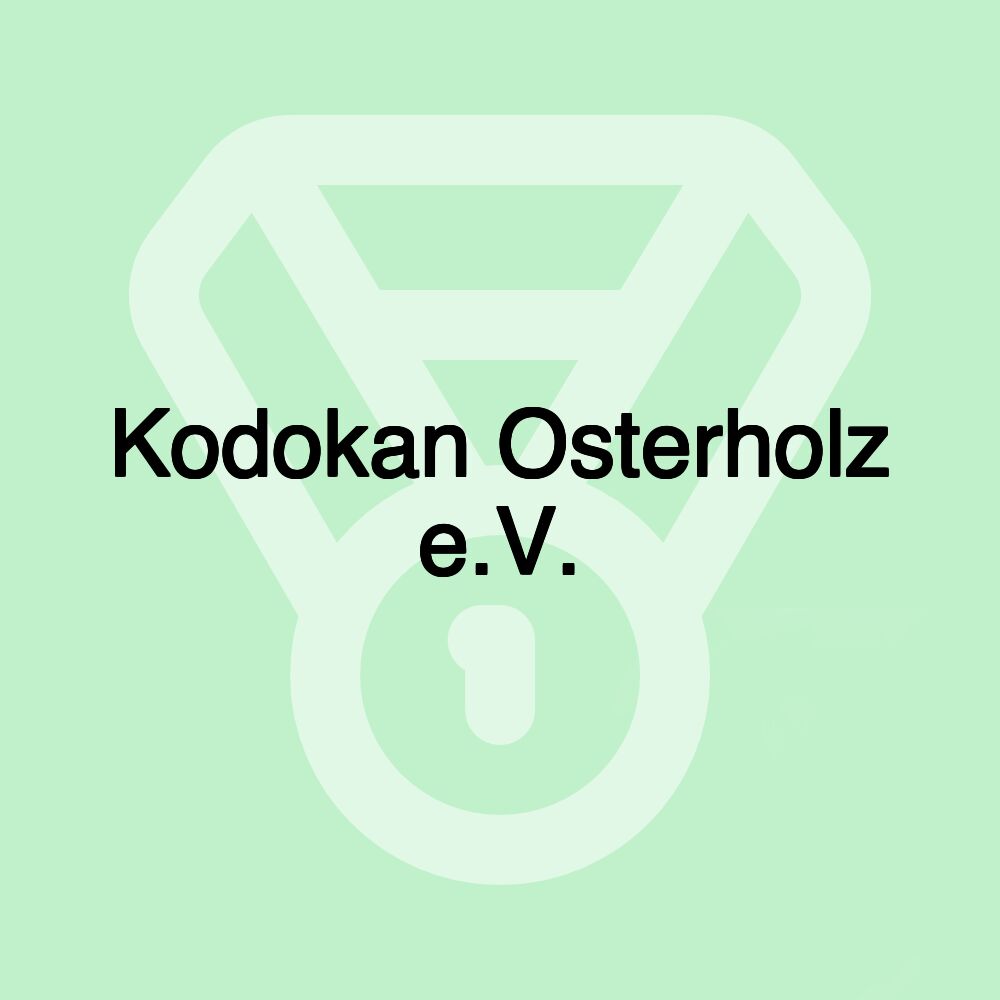 Kodokan Osterholz e.V. Kodokan Osterholz e.V.