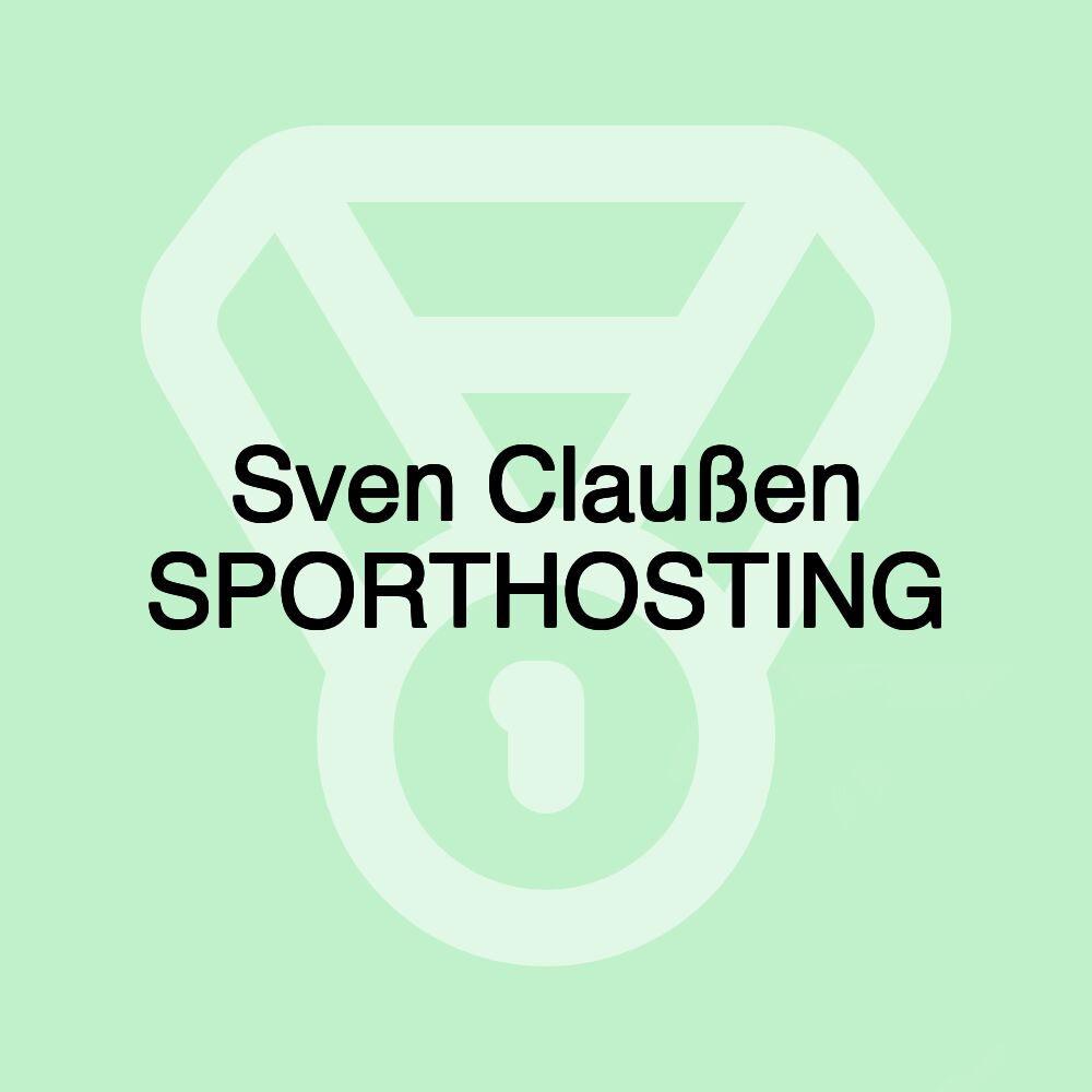 Sven Claußen SPORTHOSTING