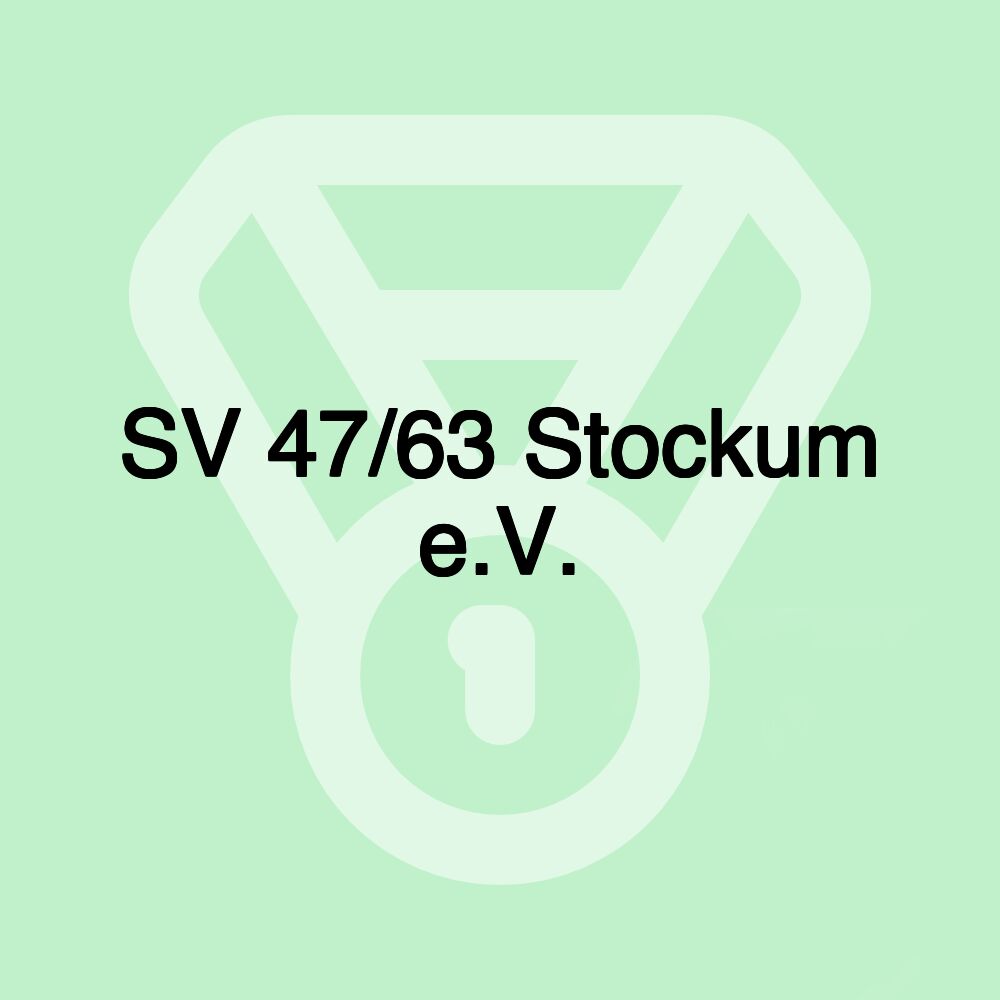 SV 47/63 Stockum e.V. SV 47/63 Stockum e.V.