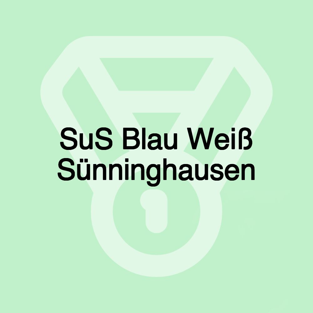 SuS Blau Weiß Sünninghausen SuS Blau Weiß Sünninghausen