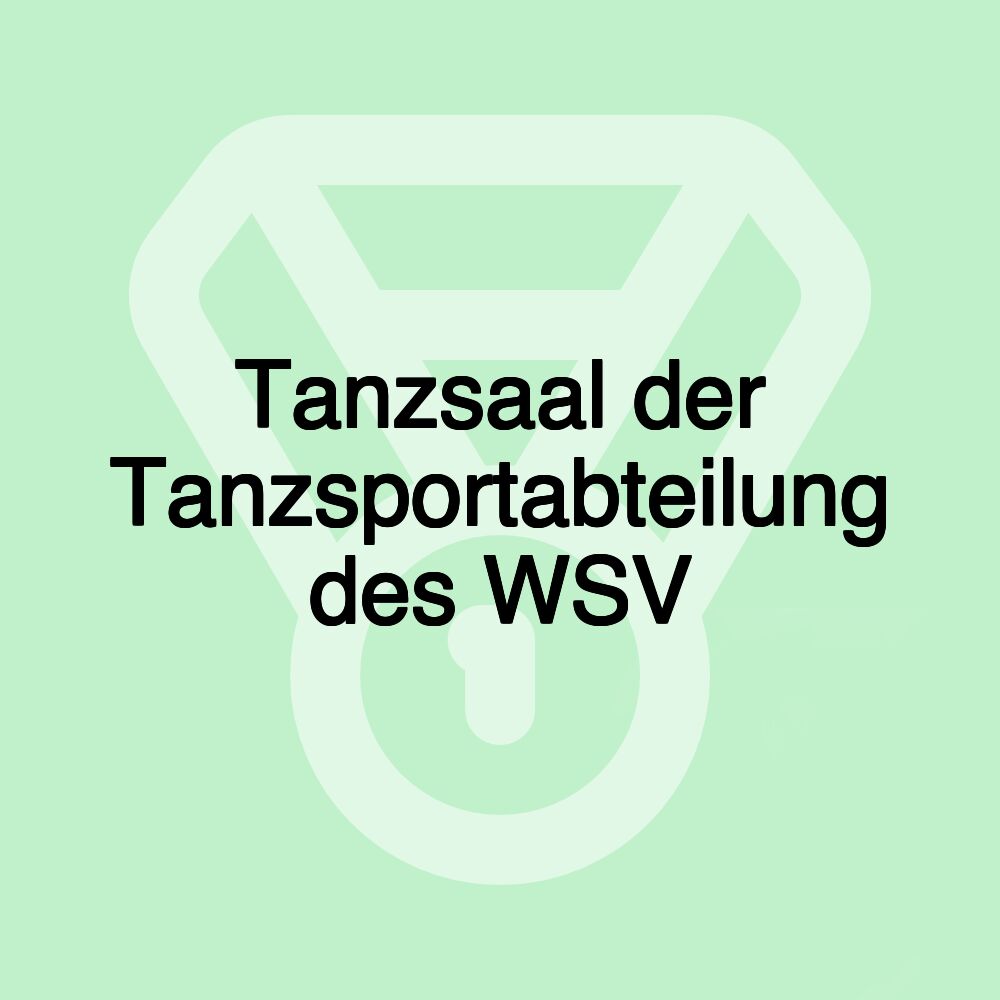 Tanzsaal der Tanzsportabteilung des WSV