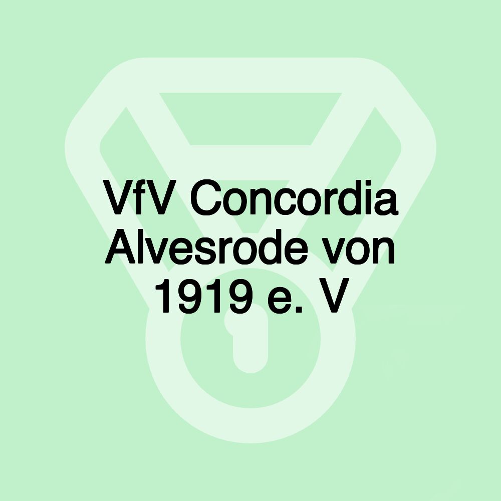 VfV Concordia Alvesrode von 1919 e. V