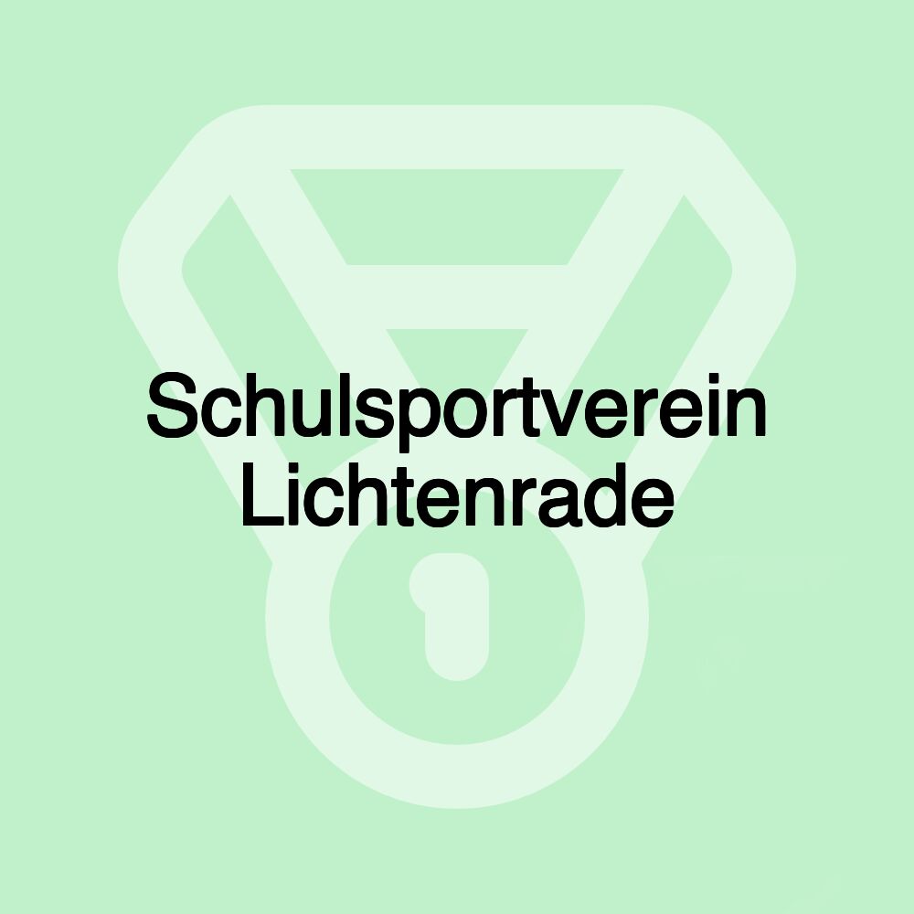 Schulsportverein Lichtenrade Schulsportverein Lichtenrade