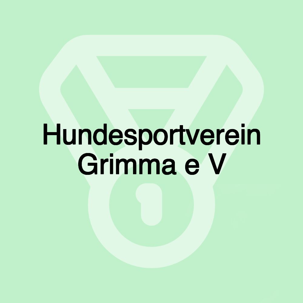 Hundesportverein Grimma e V