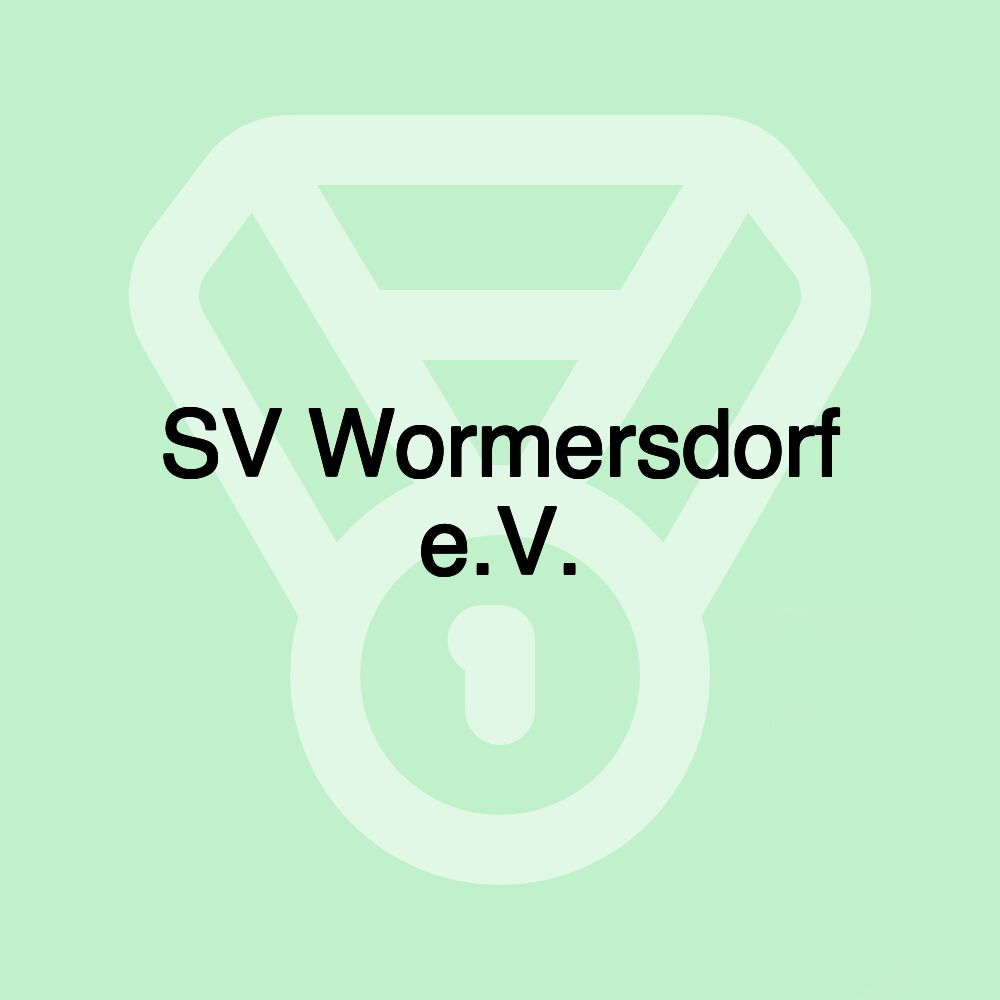 SV Wormersdorf e.V. SV Wormersdorf e.V.