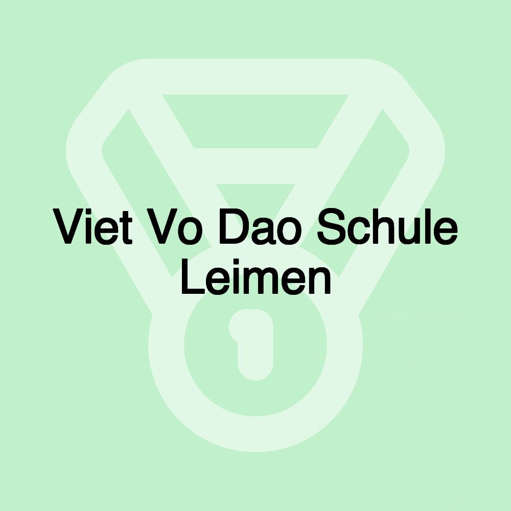 Viet Vo Dao Schule Leimen