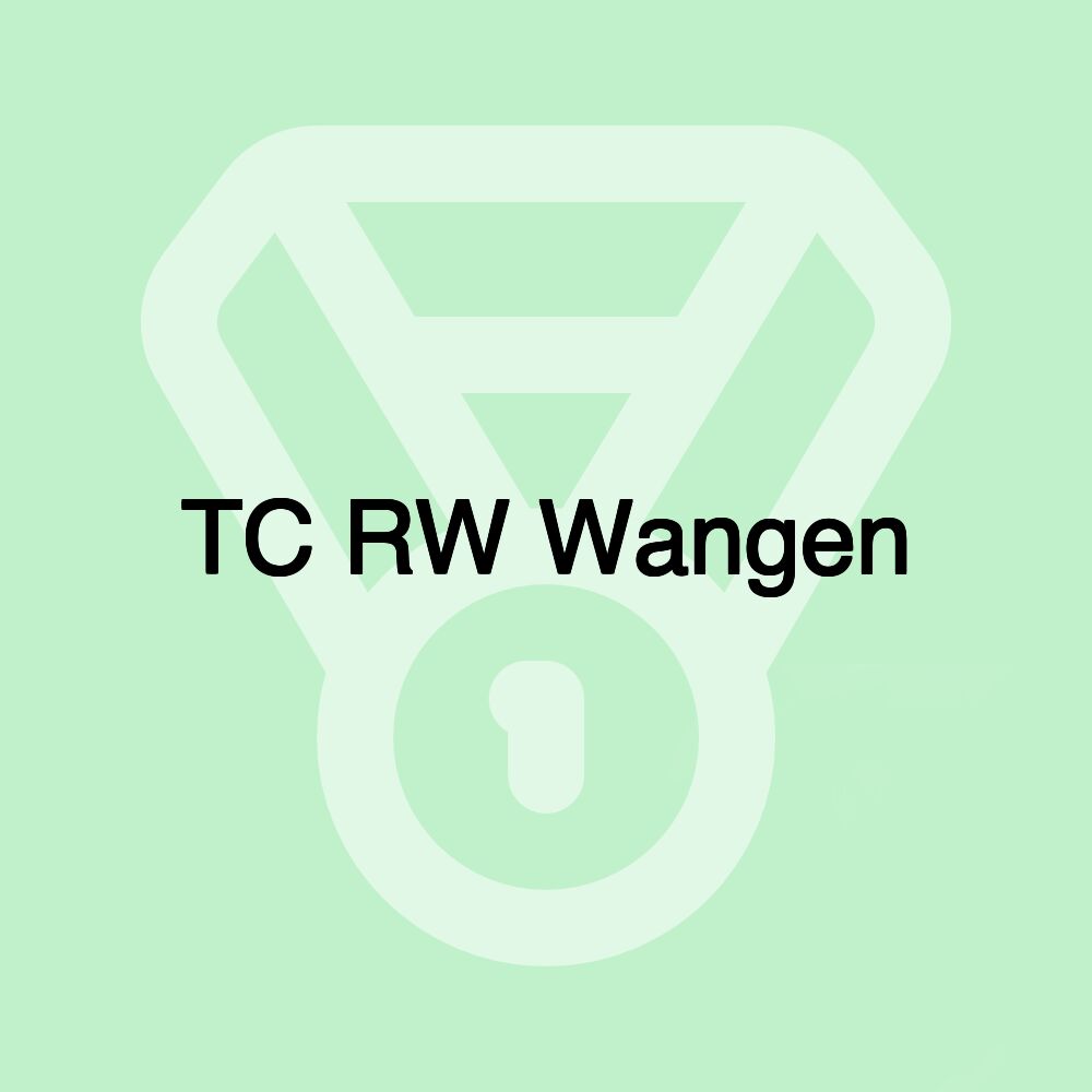 TC RW Wangen TC RW Wangen