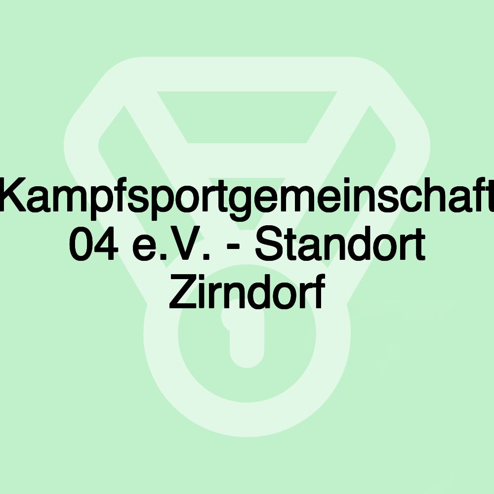 Kampfsportgemeinschaft 04 e.V. - Standort Zirndorf