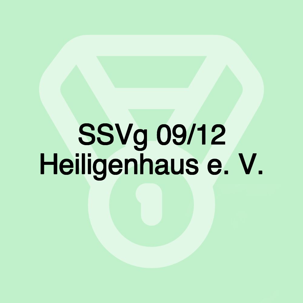 SSVg 09/12 Heiligenhaus e. V. SSVg 09/12 Heiligenhaus e. V.