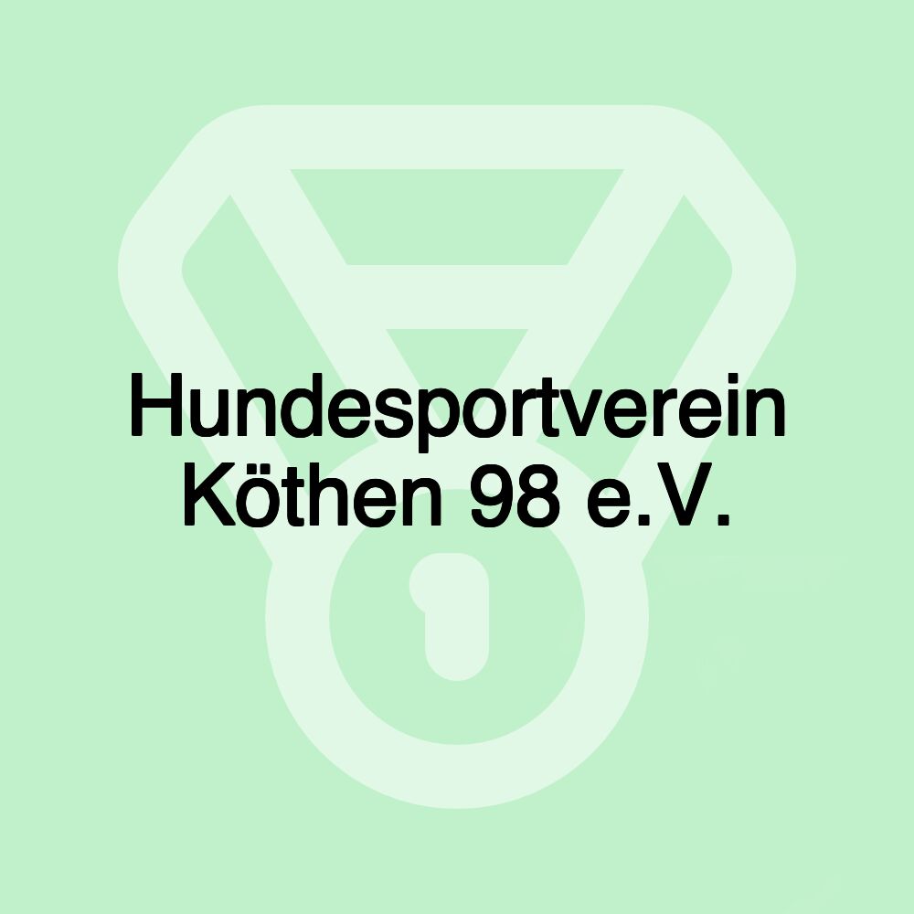 Hundesportverein Köthen 98 e.V.