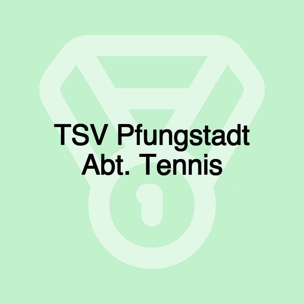 TSV Pfungstadt Abt. Tennis