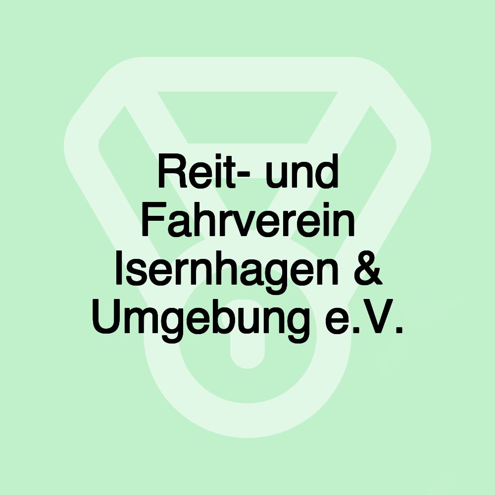 Reit- und Fahrverein Isernhagen & Umgebung e.V.