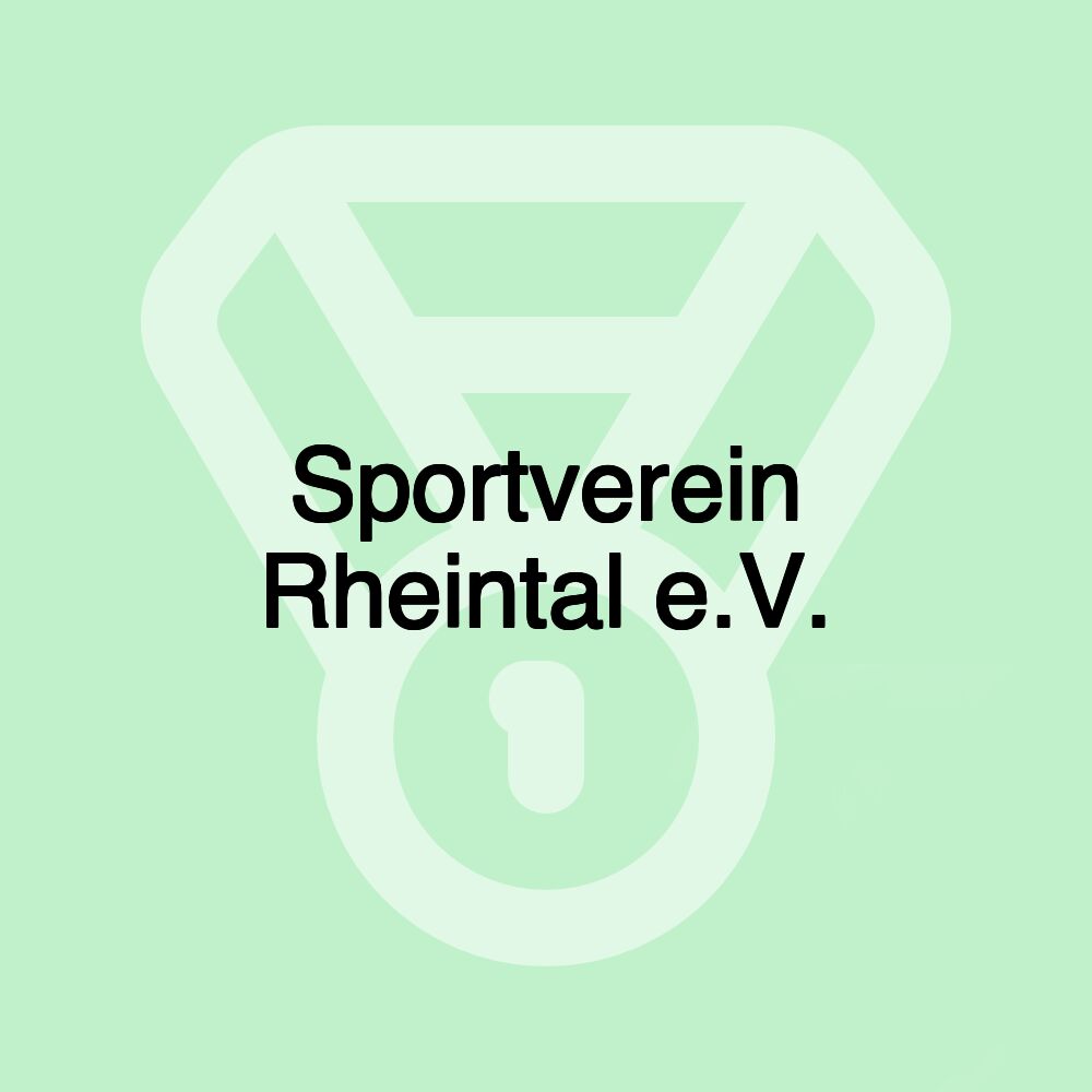 Sportverein Rheintal e.V. Sportverein Rheintal e.V.