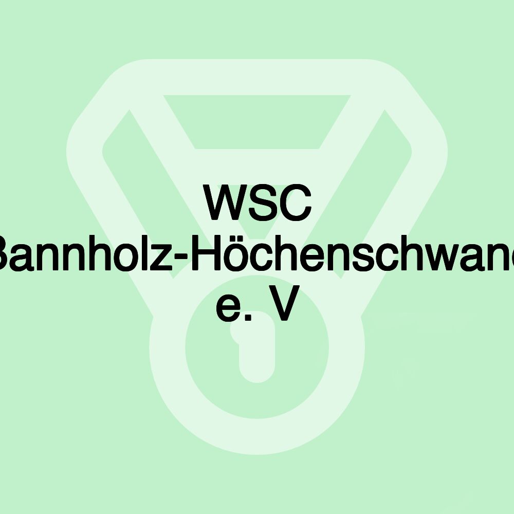 WSC Bannholz-Höchenschwand e. V WSC Bannholz-Höchenschwand e. V
