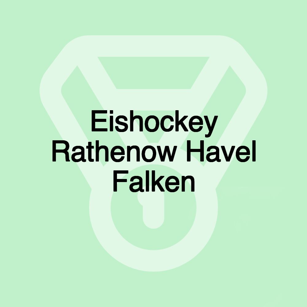 Eishockey Rathenow Havel Falken