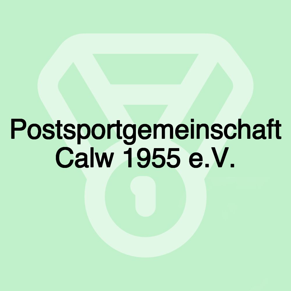 Postsportgemeinschaft Calw 1955 e.V.
