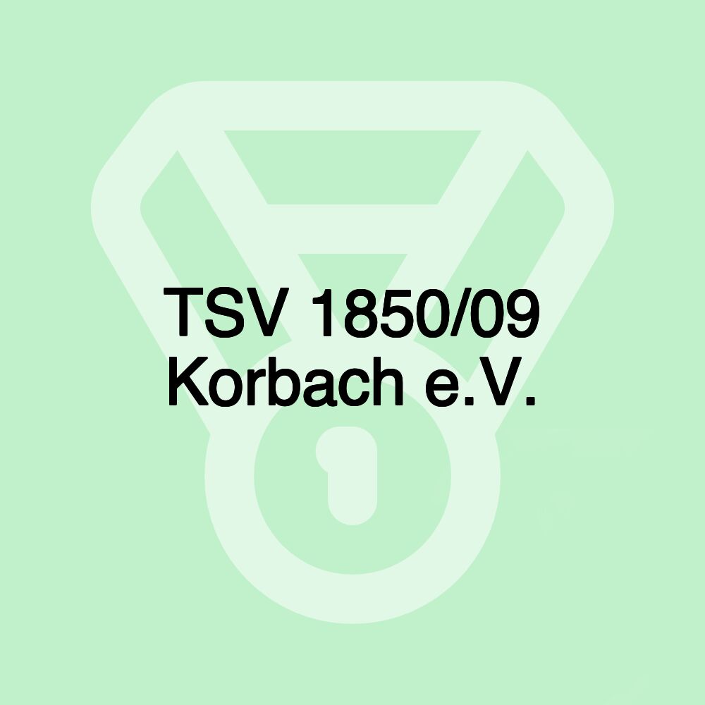 TSV 1850/09 Korbach e.V. TSV 1850/09 Korbach e.V.