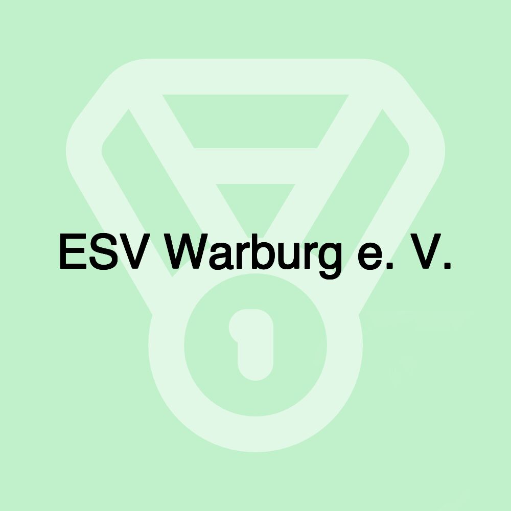 ESV Warburg e. V. ESV Warburg e. V.