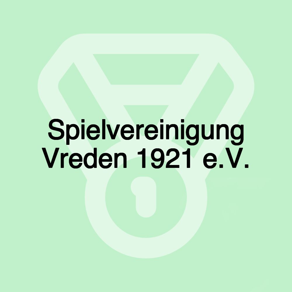 Spielvereinigung Vreden 1921 e.V. Spielvereinigung Vreden 1921 e.V.
