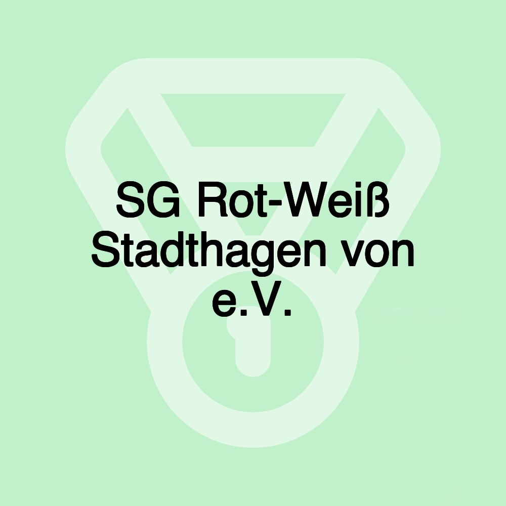 SG Rot-Weiß Stadthagen von e.V.