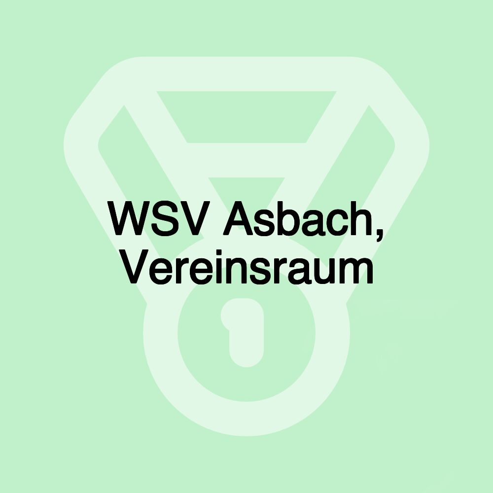 WSV Asbach, Vereinsraum