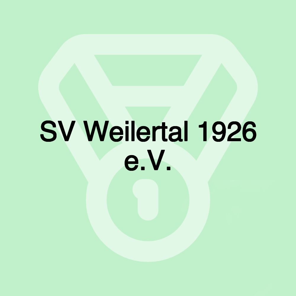 SV Weilertal 1926 e.V.
