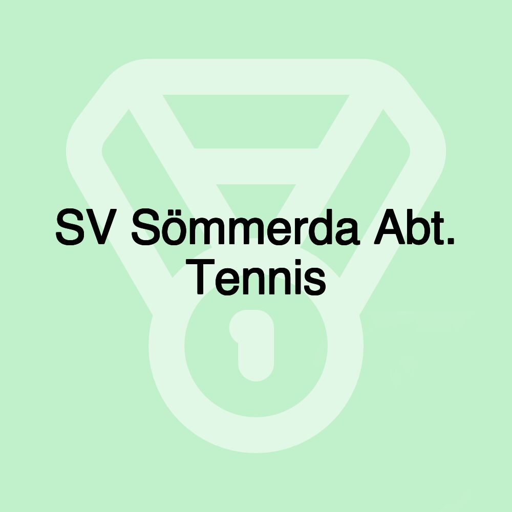 SV Sömmerda Abt. Tennis SV Sömmerda Abt. Tennis