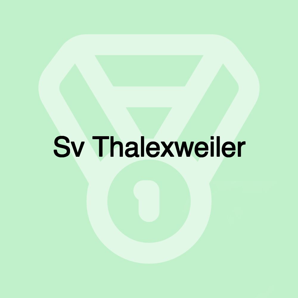 Sv Thalexweiler Sv Thalexweiler