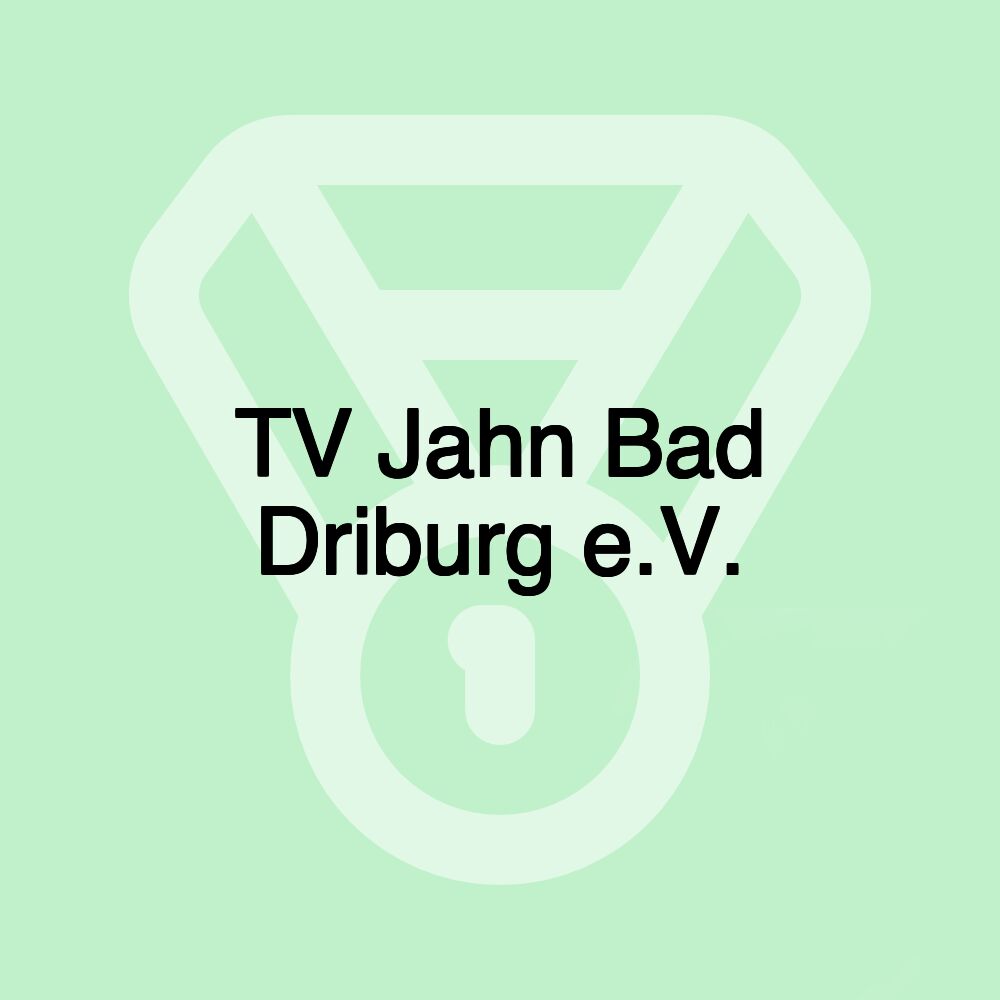 TV Jahn Bad Driburg e.V. TV Jahn Bad Driburg e.V.