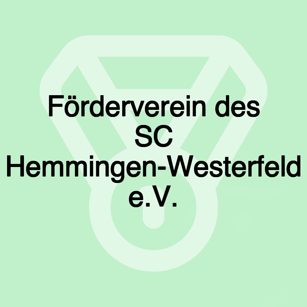 Förderverein des SC Hemmingen-Westerfeld e.V. Förderverein des SC Hemmingen-Westerfeld e.V.