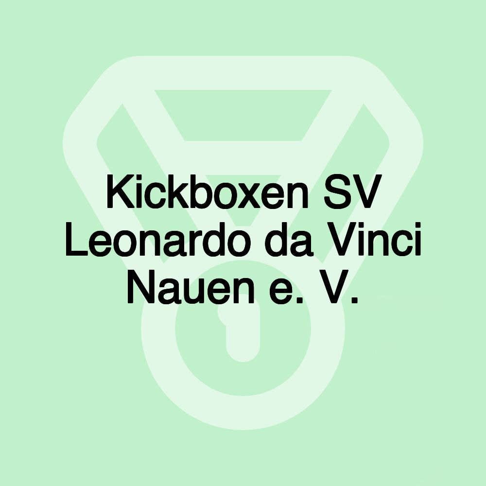 Kickboxen SV Leonardo da Vinci Nauen e. V.