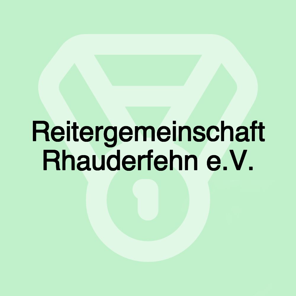 Reitergemeinschaft Rhauderfehn e.V.