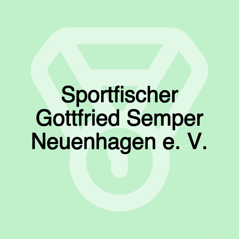 Sportfischer Gottfried Semper Neuenhagen e. V. Sportfischer Gottfried Semper Neuenhagen e. V.
