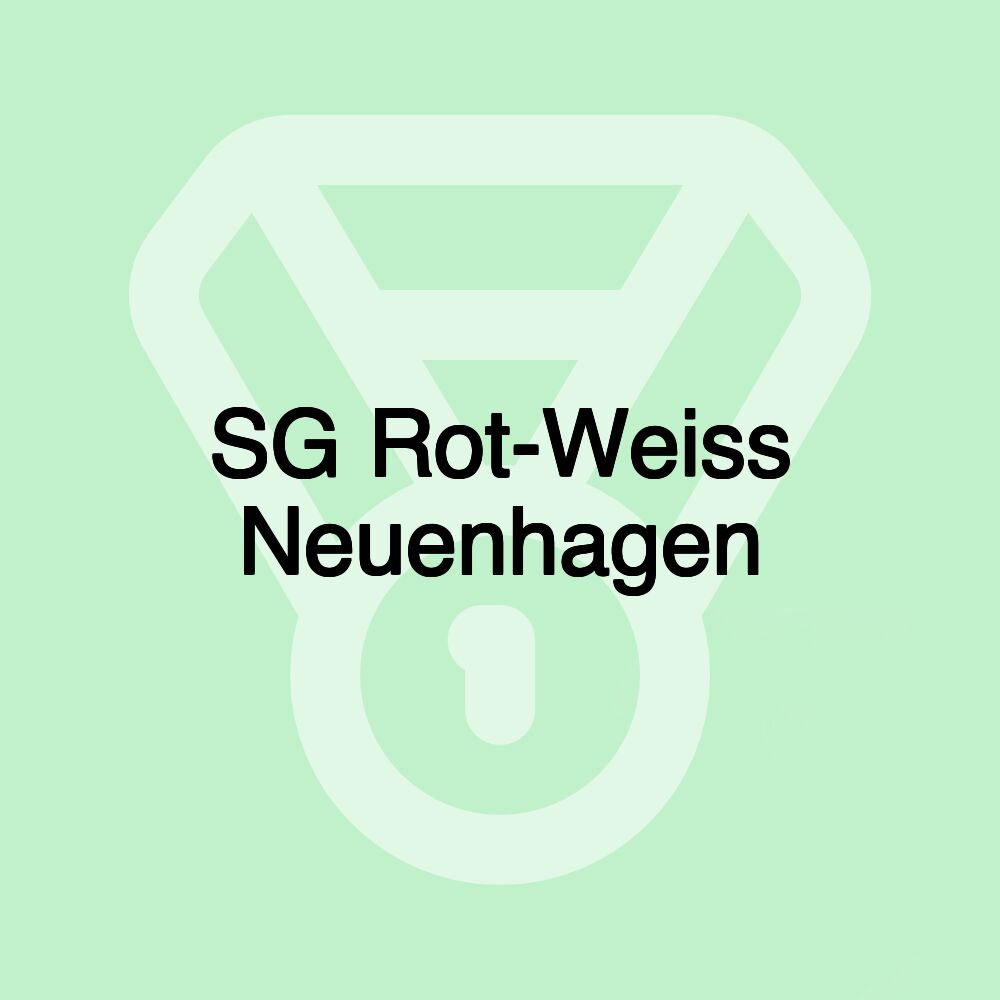 SG Rot-Weiss Neuenhagen SG Rot-Weiss Neuenhagen