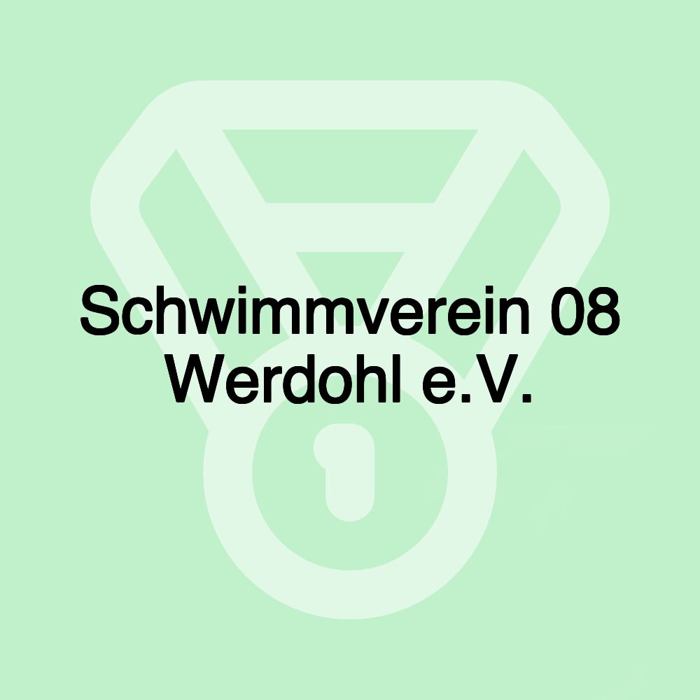 Schwimmverein 08 Werdohl e.V. Schwimmverein 08 Werdohl e.V.