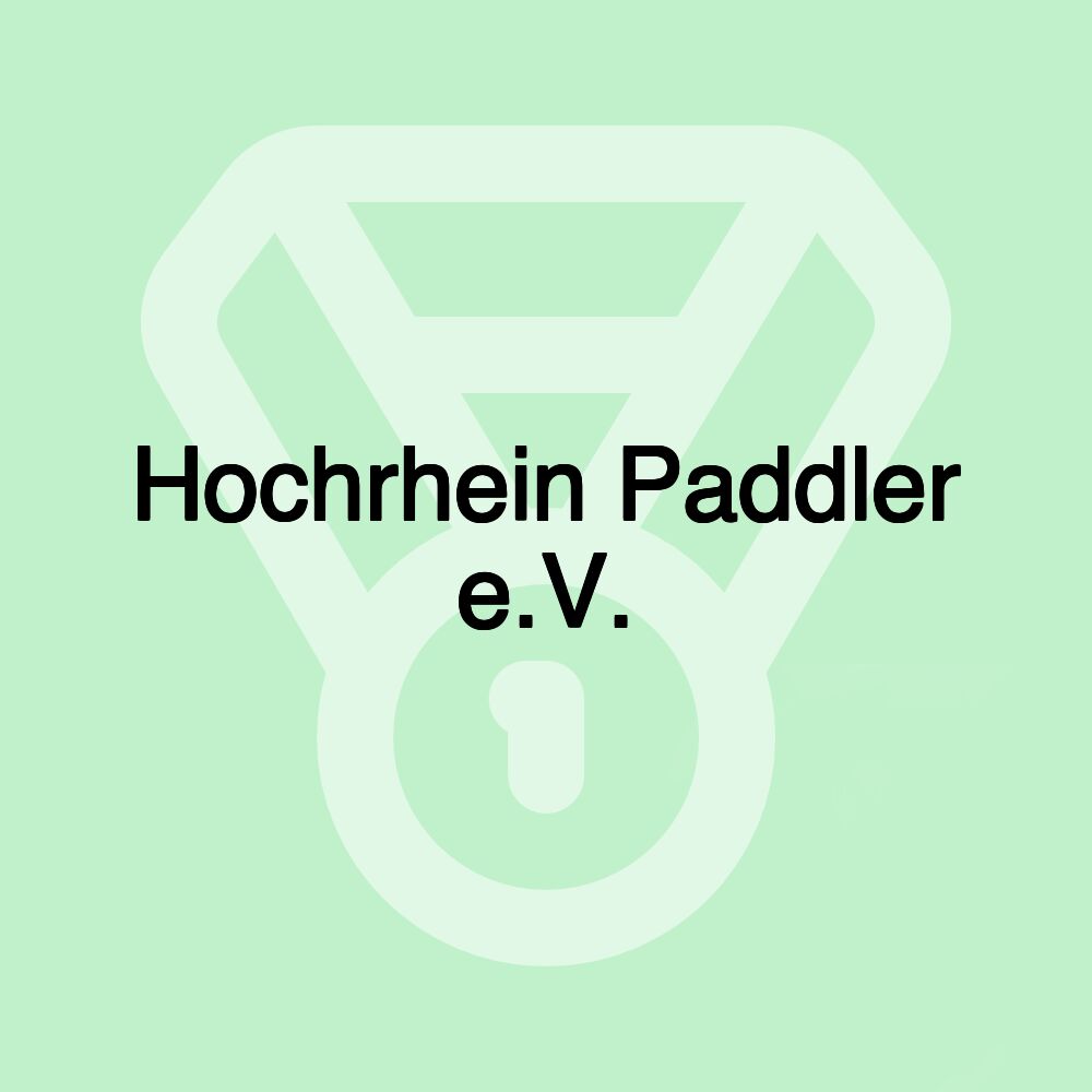 Hochrhein Paddler e.V. Hochrhein Paddler e.V.