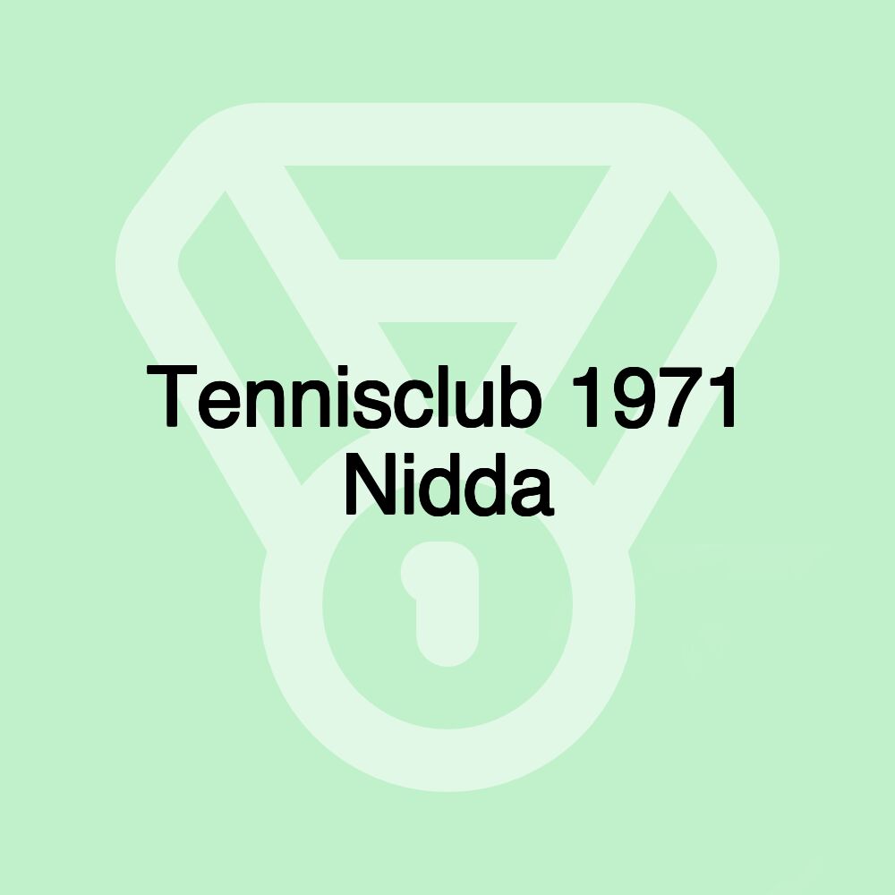 Tennisclub 1971 Nidda