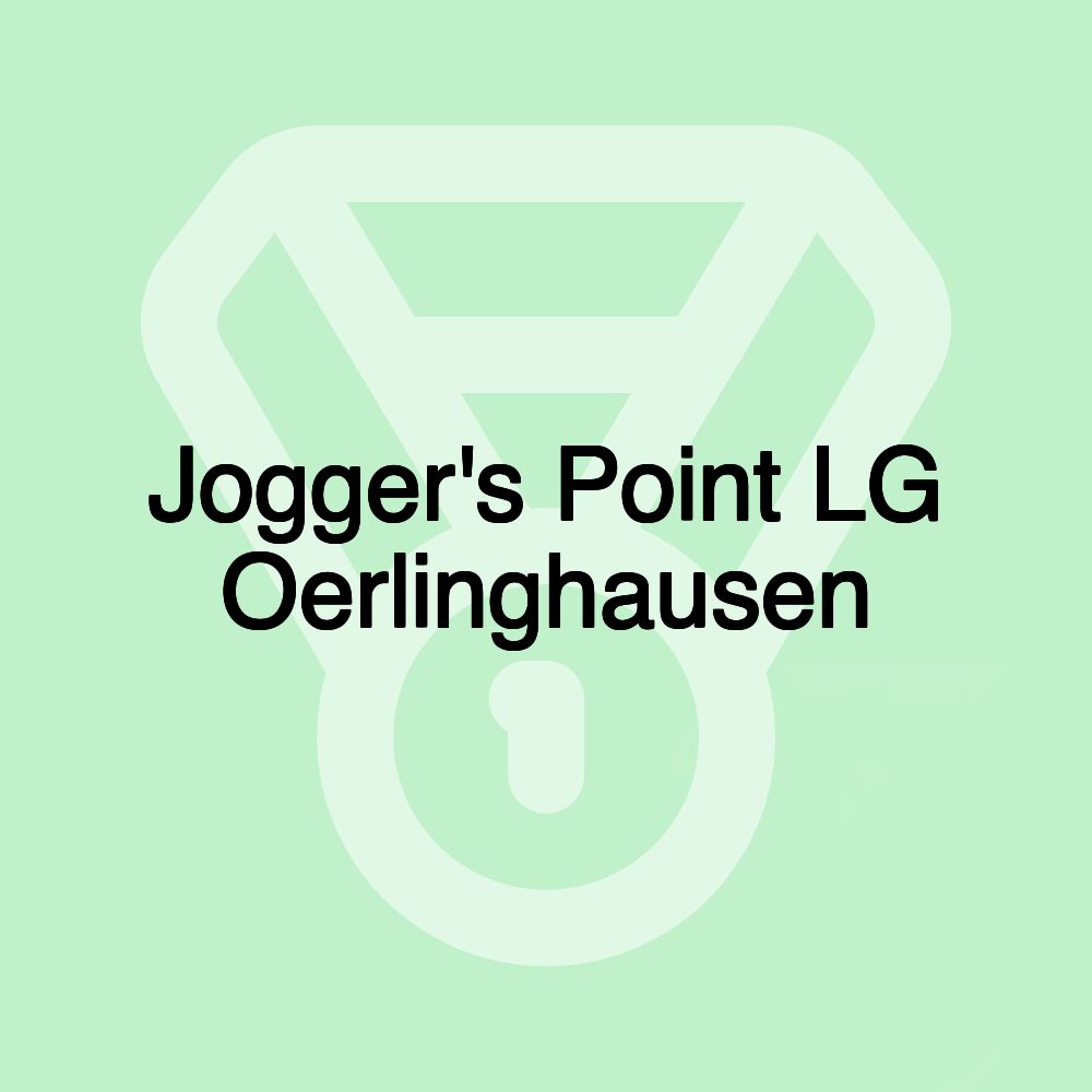 Jogger's Point LG Oerlinghausen Jogger's Point LG Oerlinghausen