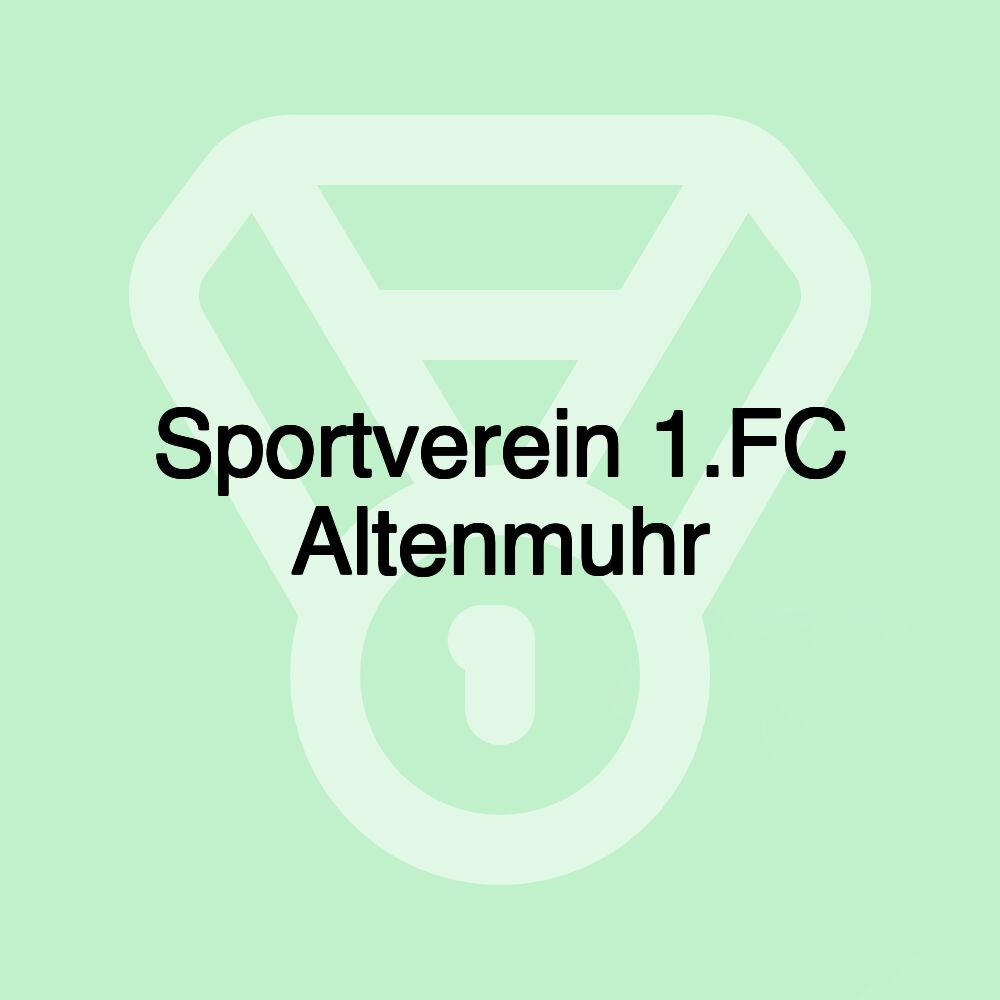 Sportverein 1.FC Altenmuhr Sportverein 1.FC Altenmuhr