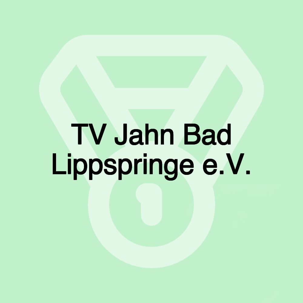 TV Jahn Bad Lippspringe e.V. TV Jahn Bad Lippspringe e.V.