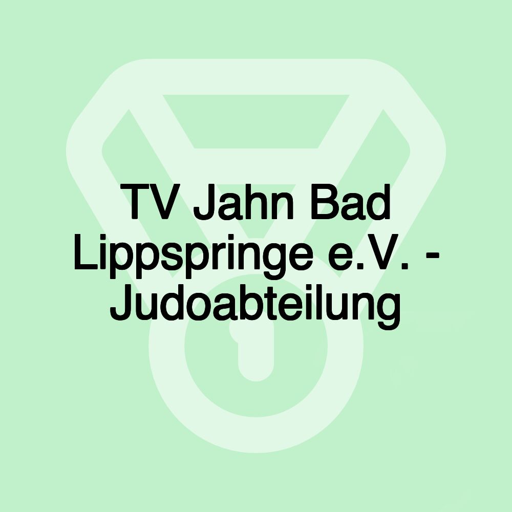 TV Jahn Bad Lippspringe e.V. - Judoabteilung