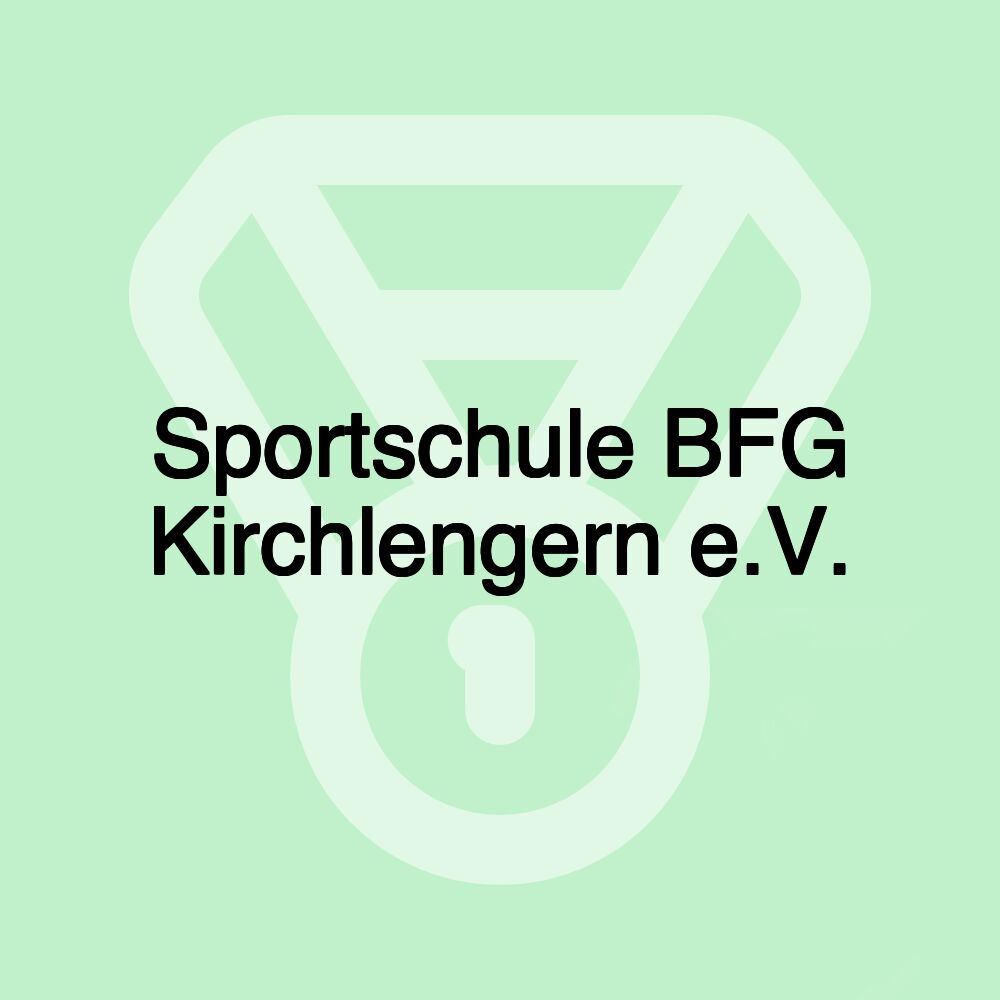 Sportschule BFG Kirchlengern e.V. Sportschule BFG Kirchlengern e.V.