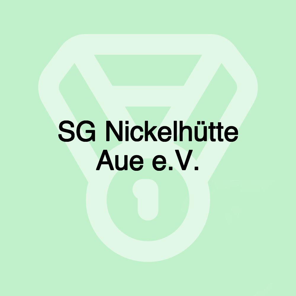 SG Nickelhütte Aue e.V. SG Nickelhütte Aue e.V.