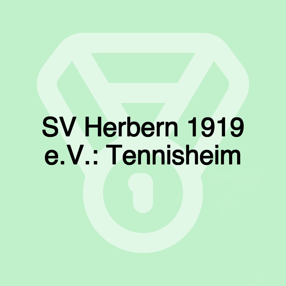 SV Herbern 1919 e.V.: Tennisheim SV Herbern 1919 e.V.: Tennisheim