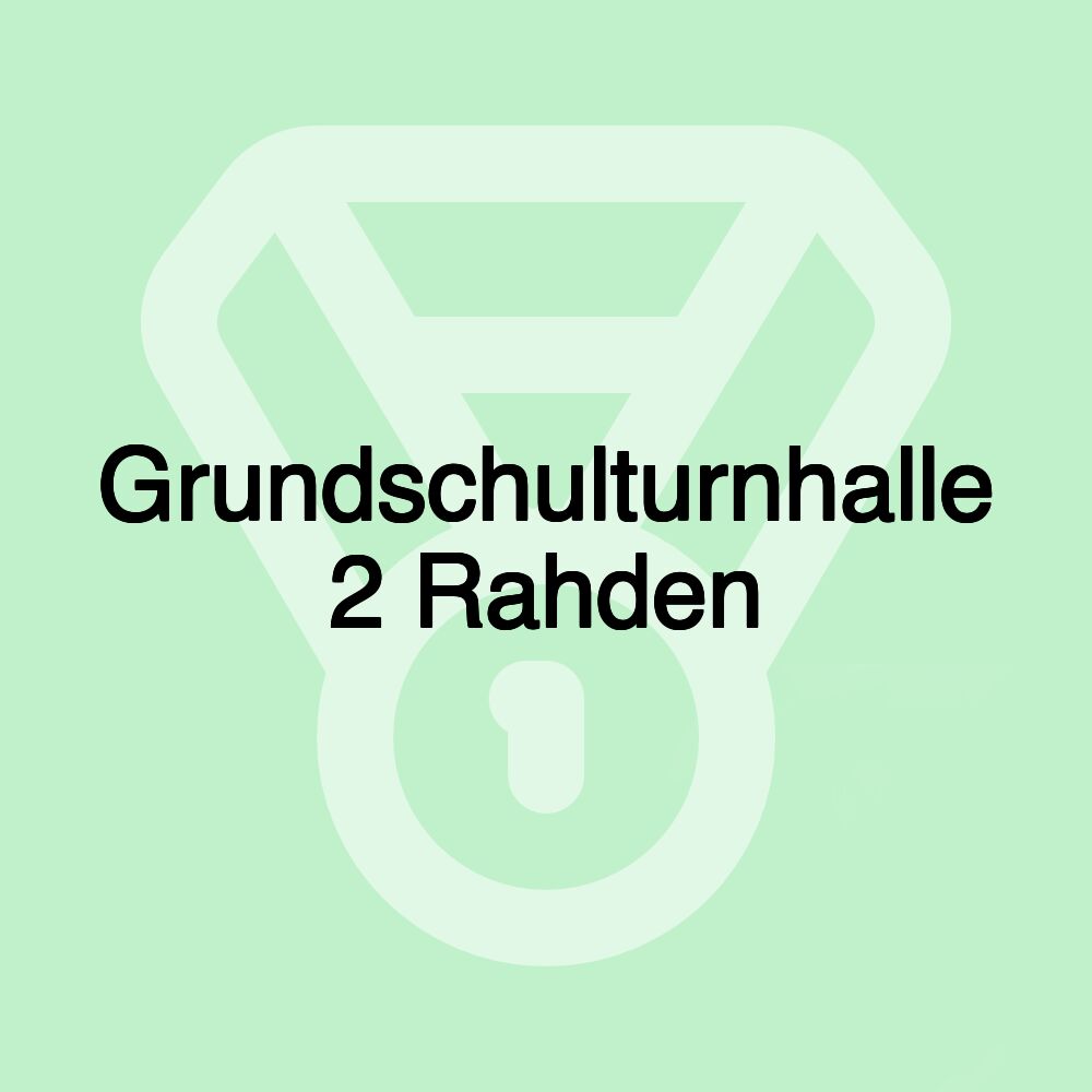 Grundschulturnhalle 2 Rahden Grundschulturnhalle 2 Rahden