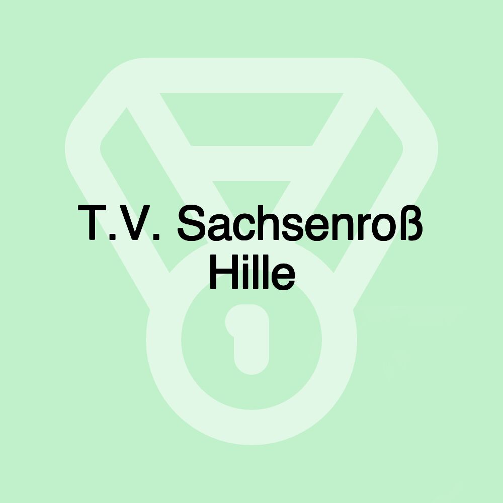 T.V. Sachsenroß Hille T.V. Sachsenroß Hille
