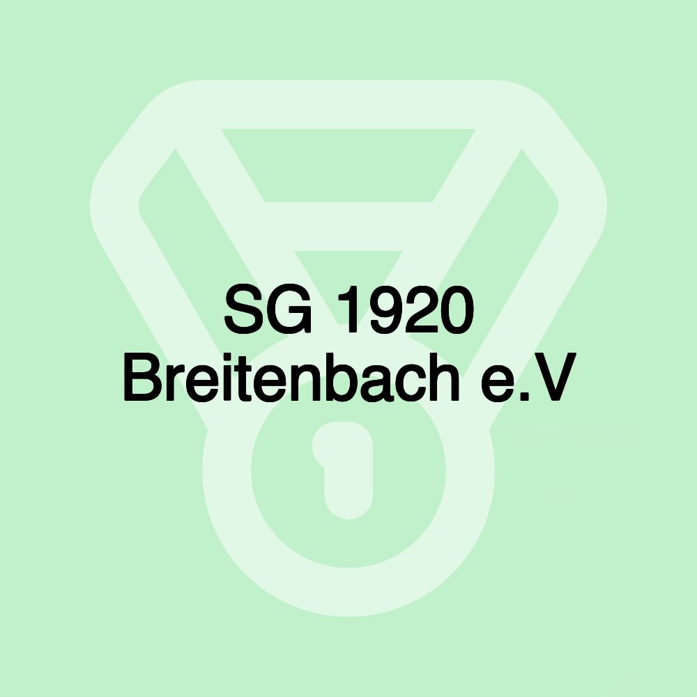 SG 1920 Breitenbach e.V SG 1920 Breitenbach e.V