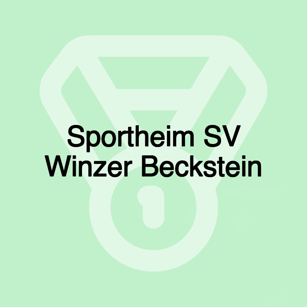 Sportheim SV Winzer Beckstein
