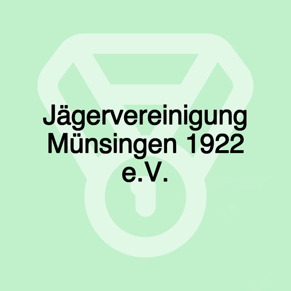 Jägervereinigung Münsingen 1922 e.V.