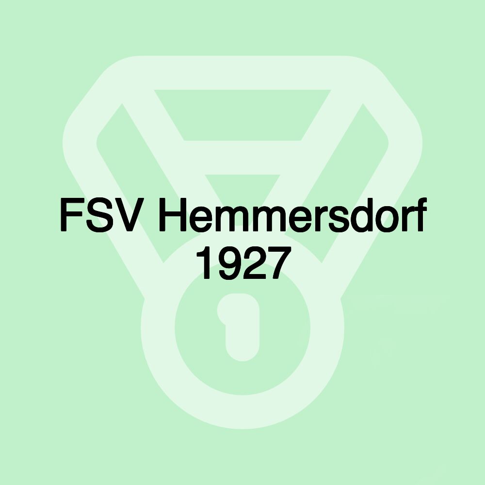 FSV Hemmersdorf 1927 FSV Hemmersdorf 1927